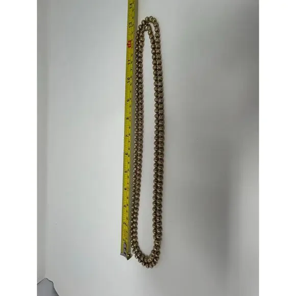 Vintage Gold Tone Ball Necklace - Picture 4 of 6